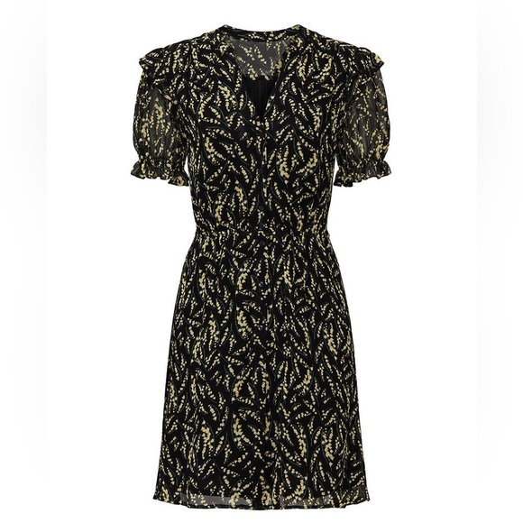 ba&sh LARGE Matcha Floral Print Mini dress - Picture 3 of 7